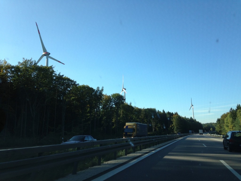 Everywhere we went in Germany, we saw alternative energy - windmills or fields full of solar panels